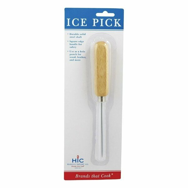 Harold Import Co PICK ICE WOOD GRIP 8 in. 43108